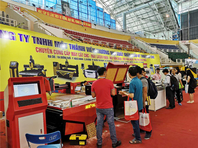 6163银河数控参加2018年8月越南展会